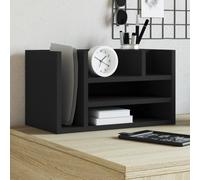 vidaXL Desk Organiser Black 44.5x24x25 cm Engineered wood