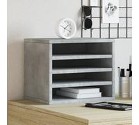 vidaXL Desk Organiser Concrete Grey 36x26x29.5 cm Engineered wood