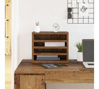 vidaXL Desk Organiser Old wood 36 x 26 x 29.5 cm Engineered wood
