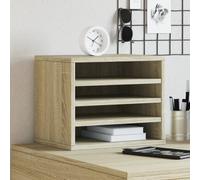 vidaXL Desk Organiser Sonoma Oak 36x26x29.5 cm Engineered wood