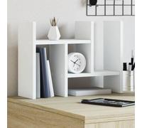 vidaXL Desk Organiser White 34.5x15.5x35.5 cm Engineered wood
