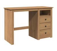 vidaXL Desk Writing Desk Study Working Table Computer Table Solid Wood Pine