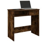 vidaXL Desk Smoked Oak 80x40x75 cm Engineered Wood