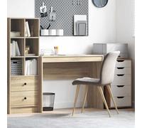 vidaXL Sonoma Oak Desk Engineered Wood 100 x 40 x 76 cm