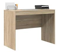 vidaXL Desk Sonoma oak 100 x 50 x 76 cm Engineered wood, Living Room, Rectangular, Modern, Durable, Ample Storage, Compact Desk, Writing, Student, Functional