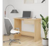Vidaxl Desk Sonoma Oak 100X50X76 Cm Engineered Wood