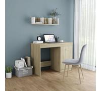 Vidaxl Desk Sonoma Oak 100X50X76 Cm Engineered Wood Desks