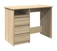 vidaXL Desk Sonoma Oak 102x50x75 cm Engineered Wood