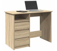 vidaXL Desk Sonoma Oak 102x50x75 cm Engineered Wood