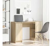 vidaXL Desk Sonoma Oak 120x42x76 cm Engineered Wood