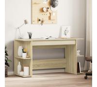 vidaXL Desk Sonoma Oak 140x50x75 cm Engineered Wood