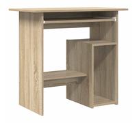 vidaXL Desk Sonoma Oak 80x45x74 cm Engineered Wood UK GF0