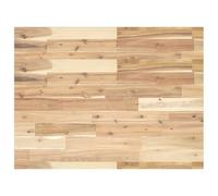 Desk Top Solid Acacia Wood Untreated Natural 80x60x2cm Rectangular Worktop Charm
