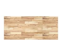 Desk Top Solid Acacia 120x60x2 cm Natural Untreated Rectangular Worktop Surface