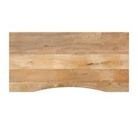 Desk Top with Curve Replacement Dining Table Solid Wood Rough Mango vidaXL