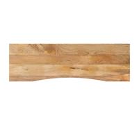 Solid Mango Wood Desk Top Tabletop Rustic Natural Finish 160x50x2.5cm