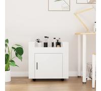 vidaXL Desk Trolley White 60x45x60 cm Engineered Wood