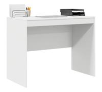 vidaXL Desk White 100 x 50 x 76 cm | Modern style that’s all about simplicity and functionality, Tough particle board that’s built to last, Perfect for studying,