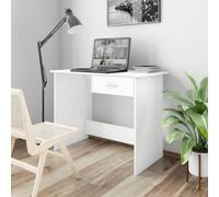 Vidaxl Desk White 100X50X76 Cm Engineered Wood Desks