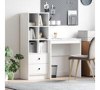 VidaXL Desk White 115.5 X 40 X 127 Cm 2 Pcs