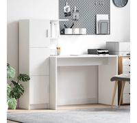 VidaXL Desk White 133.5 X 50 X 124 Cm 2 Pcs