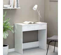 Vidaxl Desk White 80X40X75 Cm Engineered Wood Desks