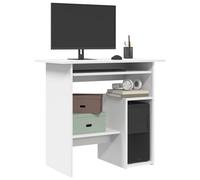 vidaXL Desk White Engineered Wood Bedroom Living Room Office Writing Table