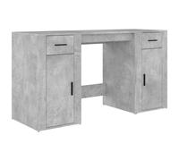 vidaXL Desk with Cabinet Laptop Writing Study Table Home Office Gaming Computer