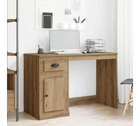 vidaXL Desk with Drawer Artisan Oak 50 x 115 x 75 cm Engineered Wood