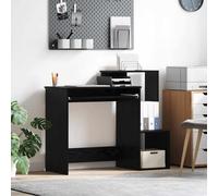 Desk with Drawer with Shelf with Storage Engineered Wood Computer Room vidaXL