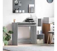 vidaXL Desk with Drawer Grey Sonoma 106 x 41 x 88.5 cm Engineered Wood