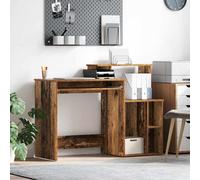 Desk with Drawer with Shelf with Storage Engineered Wood Home Office vidaXL