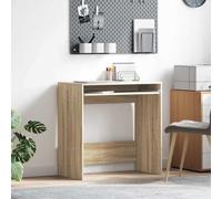 vidaXL Desk with Drawer Sonoma Oak 77.5 x 43 x 79 cm Engineered Wood