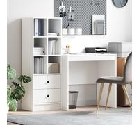 vidaXL Desk White 125.5 x 50 x 127 cm 2 pcs, White