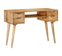 vidaXL Desk with Drawers Office Study Desk Computer Table Solid Wood Mango