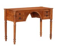 vidaXL Desk with Drawers Office Writing Desk Computer Table Solid Wood Acacia