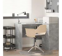 vidaXL Desk with Shelf Concrete Grey 102 x 50 x 75 cm Engineered Wood