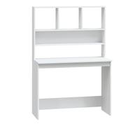 vidaXL Desk with Shelves Home Office Furniture Standing Study Desk Household Com