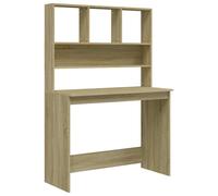 vidaXL Desk with Shelves Home Office Furniture Table Work Computer Study Writing