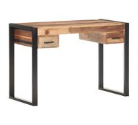 vidaXL Desk Writing Desk Working Table Computer Table Study Desk Solid Wood