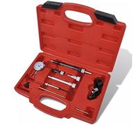 'vidaXL Diesel Fuel Injection Pump Timing Tool Set - Durable Steel Construction, For Various Engines (Bosch, VE, Kiki, Lucas, CAV-Rotodiesel, NipponDenso) in Blow Molded Case'