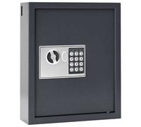 vidaXL Digital Safe with Lock Dark grey 30 x 10 x 36.5 cm Steel