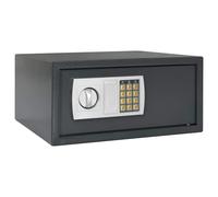 vidaXL Digital Safe with Lock Dark grey 42 x 37 x 20 cm Steel