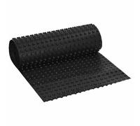 vidaXL Dimpled Drainage Sheet Black 0.5 x 10 m HDPE