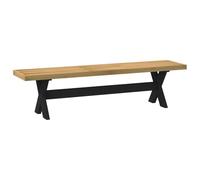 vidaXL Dining Bench NOAIN X-Shaped Legs 180x40x45 cm Solid Wood Pine, bench, dining room bench, kitchen bench, beach seating, kitchen bench seating