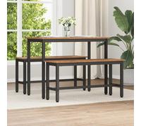 vidaXL Dining Bench Old Wood 100 x 32.5 x 48.5 cm