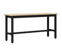 vidaXL Dining Bench Sonoma Oak 100 x 32.5 x 48.5 cm, Adjustable Height Bench, Modern Dining Room, Durable Rectangular Seating, Minimalist Design, Indoor Versatile Furniture