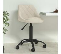 vidaXL Dining Chair Cream Velvet