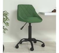 vidaXL Dining Chair Dark Green Velvet
