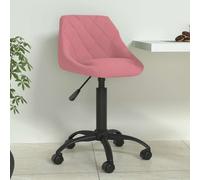 vidaXL Dining Chair Pink Velvet